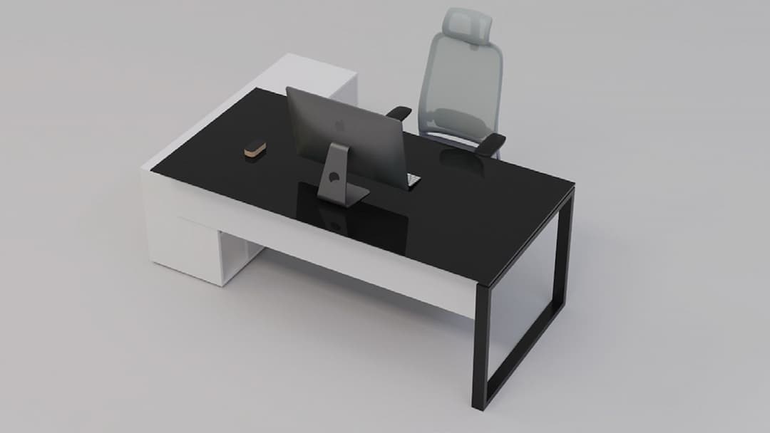 Bureau CUBE verre