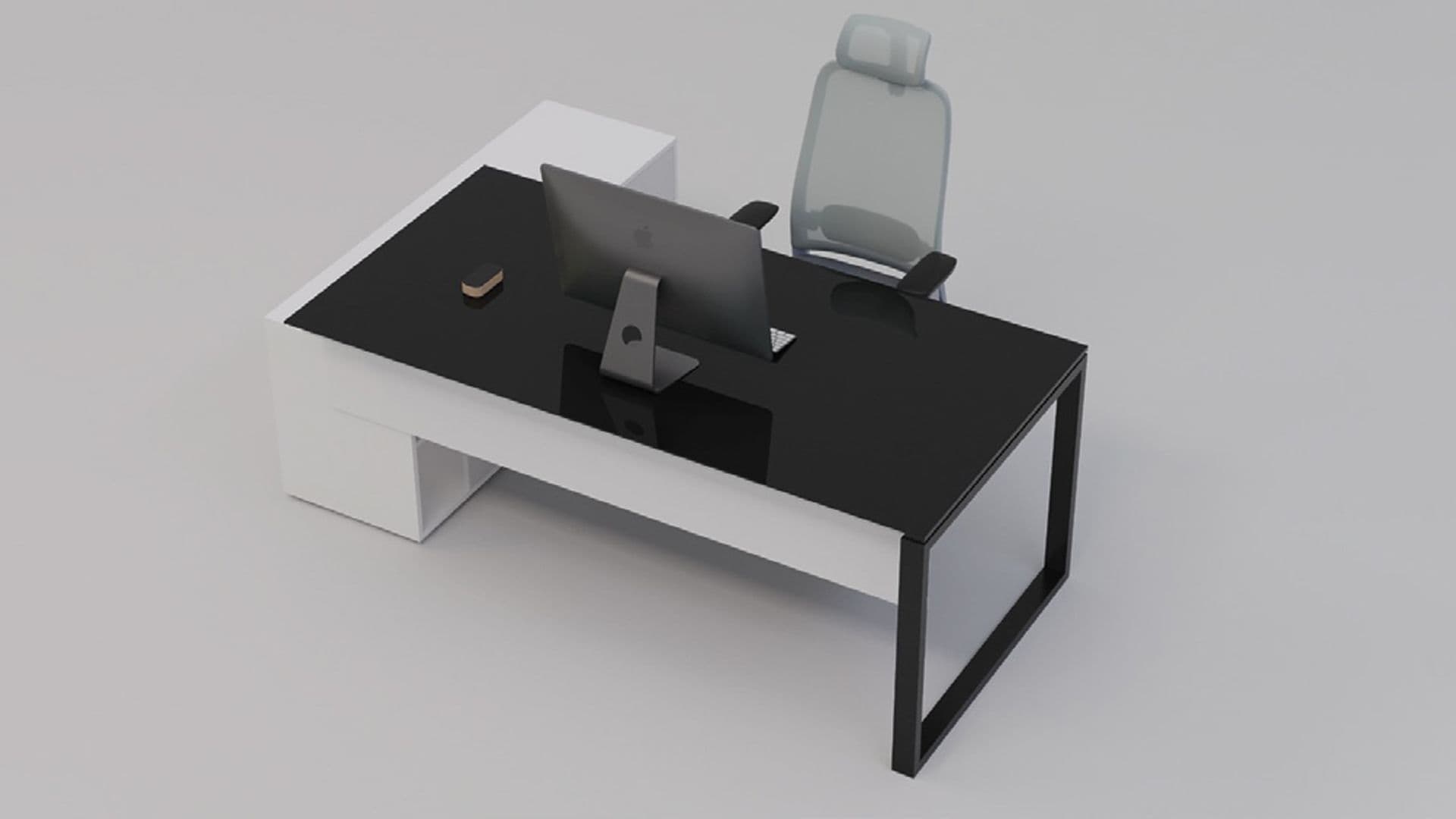 Bureau CUBE verre